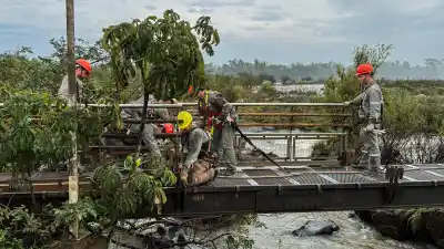 El secreto detrás de las pasarelas de Cataratas: así resisten las crecidas del Iguazú
