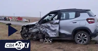 Caos en la Ruta 8: cinco vehículos chocaron en cadena y hay dos heridos
