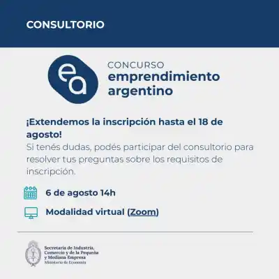 Emprendedores de San Luis: llega un nuevo consultorio virtual para el concurso nacional