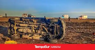El vuelco que sorprendió en la Ruta 3: ¿qué encontraron los bomberos al llegar?