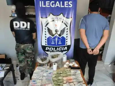 Cayó 'El Pato' en Rawson: el hallazgo que encontraron en su casa y lo que tenía preparado para vender