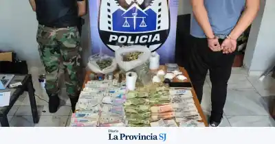 El Pato cayó en Rawson: secuestran droga fraccionada y más de $125 mil en un operativo sorpresa