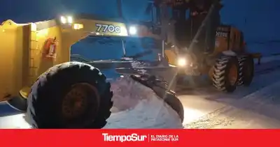 Nieve en Santa Cruz: solo vehículos 4x4 pueden circular por la Ruta 40