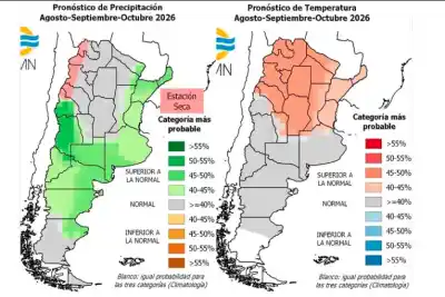 El Niño redefine el clima: lluvias y temperaturas que sorprenderán a Entre Ríos hasta octubre