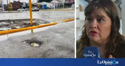 Obra nueva, ¿pozos a los pocos días? Piden explicaciones al Municipio por la Autovía 17 de Octubre