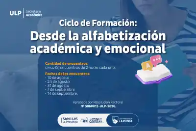 La ULP prepara un ciclo virtual para que sus estudiantes no se bajen del trayecto universitario