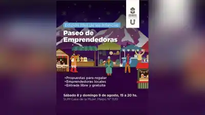 Un fin de semana para las infancias: llega el Paseo de Emprendedoras a la Casa de la Mujer