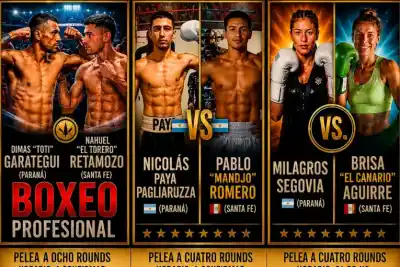 Paraná se prepara para una velada de boxeo única: tres peleas profesionales y cinco amateur en el Centro Juventud Sionista