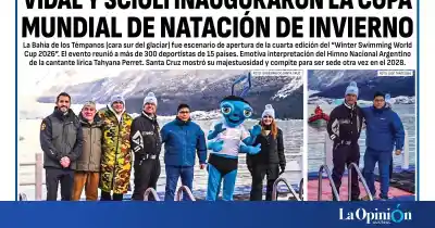 La tapa de La Opinión Austral: el evento mundial que puso a Santa Cruz en la mira y la sesión que definirá la Ley de Tierras