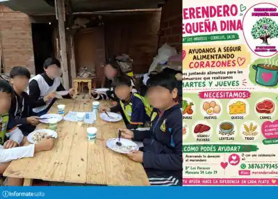 El merendero que alimenta a más de 140 niños en Cerrillos pide ayuda para no apagar sus ollas
