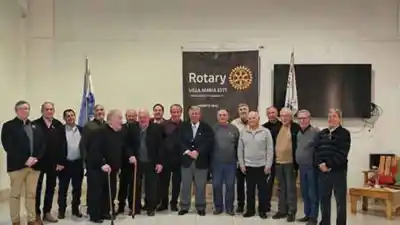 Néstor González asumió la presidencia del Rotary Club Villa María Este