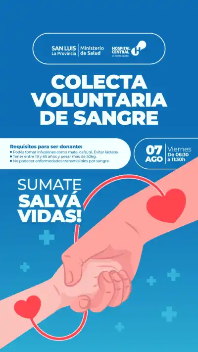 Nueva convocatoria para donar sangre en el Hospital Central: ¿qué requisitos hay que cumplir?