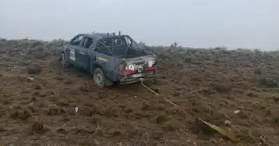 Volcó en la Ruta 3: el detalle del neumático que casi termina en tragedia
