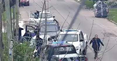Entraron a robar a una casa en Bernal, pero la fuga terminó con los dos ladrones detenidos