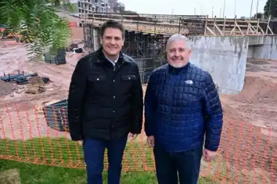 El plan de Gaido para el Acceso Norte: la primera rama del puente estará lista en 20 días