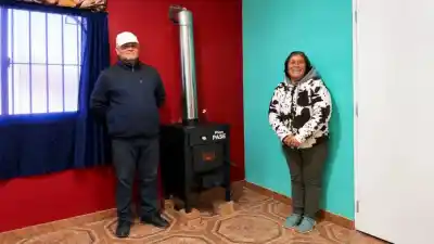 El plan que promete cambiar el invierno en Alún Ruca: así funcionan las nuevas estufas