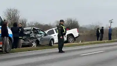 Tragedia en la ruta 34: un muerto tras un choque entre tres vehículos