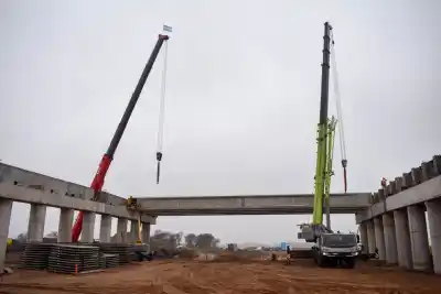 La Circunvalación de Río Cuarto avanza a paso firme: uno de sus tramos ya supera el 70%