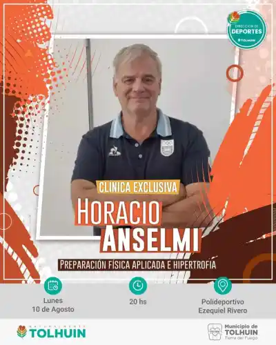 Un referente nacional del entrenamiento llega a Tolhuin para una clínica gratuita