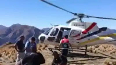 Caminata de 14 horas y rescate en helicóptero: la odisea de una abuelita en el cerro jujeño