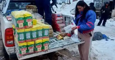 El temporal no da tregua: así asisten a los pobladores aislados de Alta Montaña