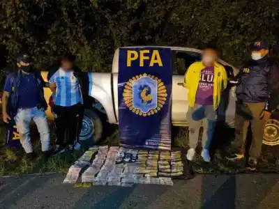 Santa Lucía: dos detenidos por cocaína y marihuana en Las Mesadas