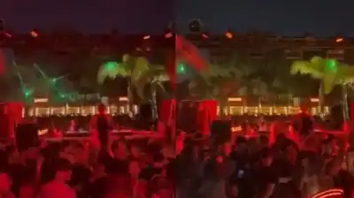Caos en un boliche de Costanera: el video que captó el instante en que todo se vino abajo