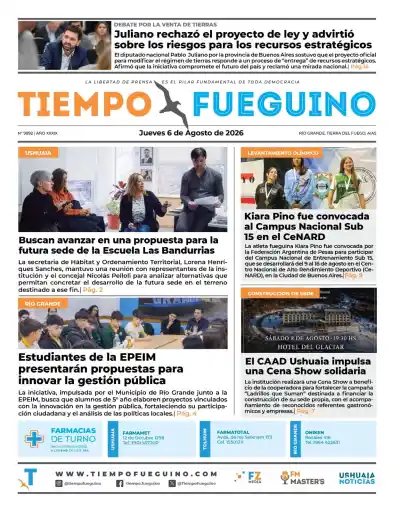 Tiempo Fueguino: 37 años informando a los fueguinos con pluralidad y compromiso