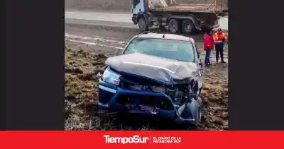 Un desperfecto en plena ruta terminó en un vuelco: los detalles