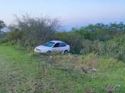 Se despistó en la segunda curva y terminó entre la vegetación: qué dijeron los peritos