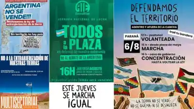 La movilización contra la ley de Inviolabilidad de la Propiedad Privada no se detiene