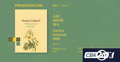 El legado de Susana Cabuchi: la UNC reunirá por primera vez toda su obra poética