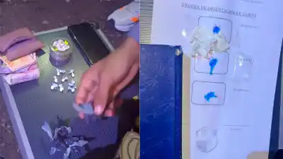 Escapaba de la Policía sin casco, lo atraparon y le encontraron droga en un estuche