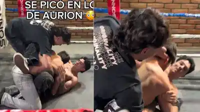 Encuentro de boxeo entre amigos terminó en pelea descontrolada y el video explotó en las redes