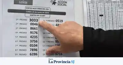 Un sanjuanino se llevó $25 millones: el número que lo hizo millonario