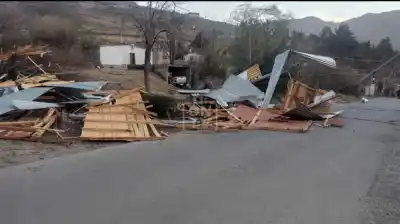 El viento arrasó Tafí del Valle: techos volados, caos y una alerta que nadie esperaba