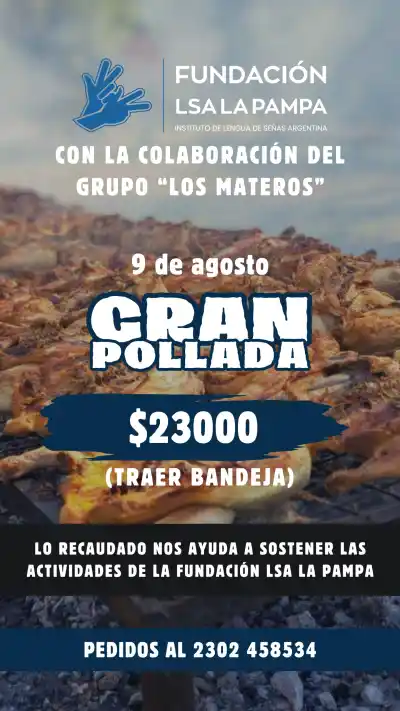 Pollo solidario: la iniciativa que busca apoyar la inclusión en La Pampa