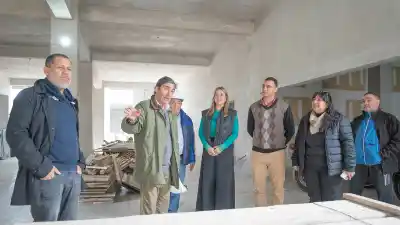 El nuevo Polideportivo de Valle Viejo avanza a paso firme: qué encontró Zenteno en su recorrida