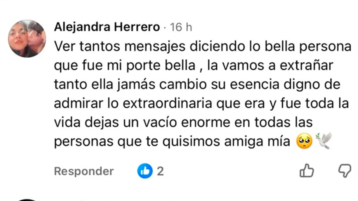 Ayelén Anríquez en vida