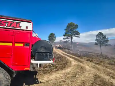 Incendio en Villa Yacanto: el operativo aéreo que no da tregua al fuego
