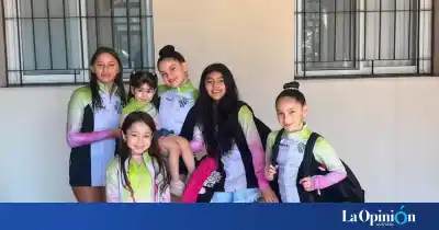La hazaña de las cinco santacruceñas que compiten en el Nacional de Gimnasia Rítmica