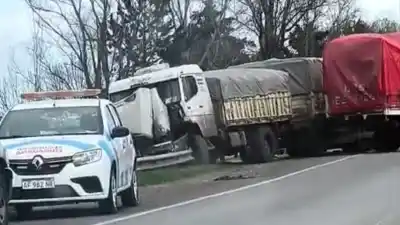 Un fuerte accidente en la ruta 158: el misterio que envuelve al ingreso a Cabral