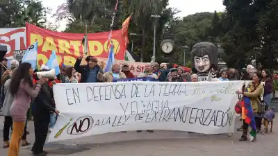 “Están pisando la patria”: Catamarca se movilizó contra la ley de propiedad y alertan por las expropiaciones