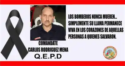 BOMBEROS VOLUNTARIOS| Último adiós al excomandante