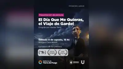 Proyección gratuita en Ushuaia: el corto animado sobre Carlos Gardel que conquistó Cannes