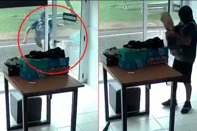 La patada que delató al ladrón: así robó un local en Federación y cayó por las cámaras