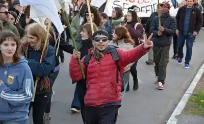 La multitudinaria marcha que hizo caer un capítulo de la ley: el detalle que nadie contó
