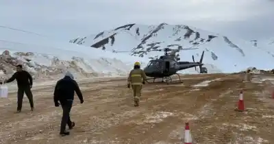 Veladero logró completar el recambio de trabajadores antes de que la nieve vuelva a cortar los caminos