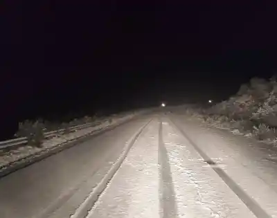 Nieve en las rutas 23 y 40: qué tramos exigen cadenas y extrema precaución