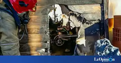 Vecinos apagaron un incendio en una cabaña de madera: el detalle que casi provoca una tragedia en Caleta Olivia